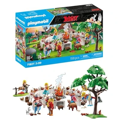 Abbildung von Playmobil® Asterix: Das Dorfbankett (71827), Playmobil Asterix Konstruktions Spielset, (159 St), Made in Europe