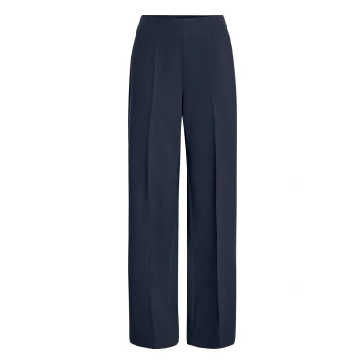 Abbildung von Fransa Abigail Stoffhose, Damen, Größe: 34, Dark peacoat