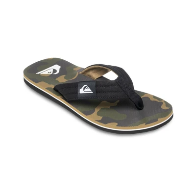 Abbildung von Quiksilver Molokai Layback Zehentrenner, Herren, Größe: 40, Beige Baumwolle