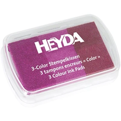 Abbildung von 5 x Heyda Stempelkissen je Farbe 6x3cm Rosatöne