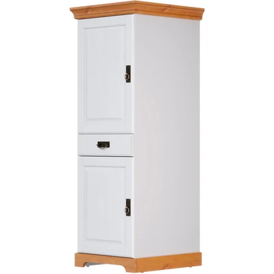Abbildung von Home affaire Vorratsschrank &quot;Rügen&quot;, Breite 47 cm, Kiefer massiv, 2 Türen, 1 Schubkasten