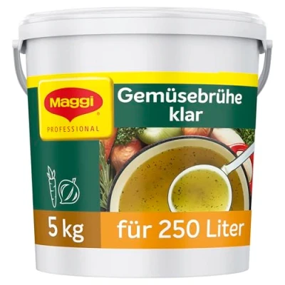 Abbildung von Maggi Klare Gemüsebrühe, vegan, 1er Pack (1 x 5kg Eimer)