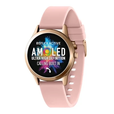 Abbildung von Reflex Active Series 31 Amoled Smart Calling Watch für Damen mit Bluetooth, 1,19 Zoll, Fitness Tracker, Blutsauerstoff, Herzfrequenzüberwachung und Silikonarmband, kompatibel Android IOS
