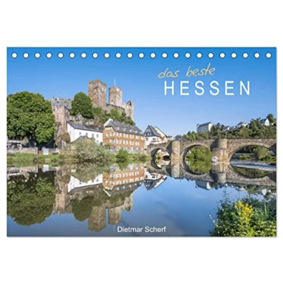 Abbildung von Das beste Hessen (Tischkalender 2025 DIN A5 quer), CALVENDO Monatskalender