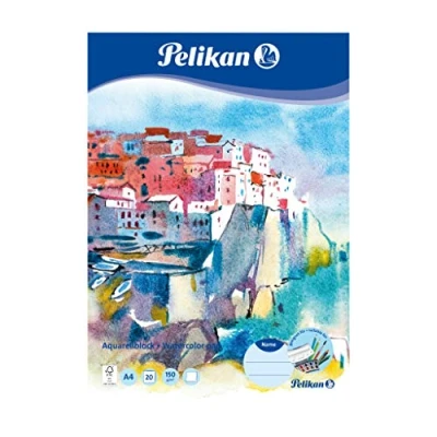 Abbildung von Pelikan C4/20 236812 Aquarell Malblock A4, 20 Blatt, 1 Stück