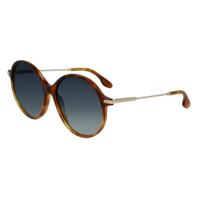 Abbildung von Victoria Beckham Unisex VB632S 48021 Sunglasses, 232 Light Havana fade, 58