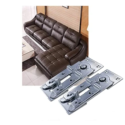 Abbildung von AWEN 2 Stück Sektionale Sofa Verbindung mit Schnappverschluss, Couch Clips Möbelverbinder, Schnappverbinder Befestigung für Möbel