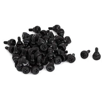 Abbildung von DEARBORN PC Computer Gehaeuse Raendelschrauben M3.5 Schwarz 50 STK
