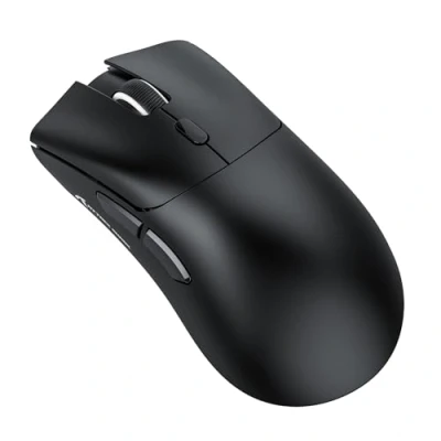 Abbildung von ATTACK SHARK R1 59g Superlight Maus, PixArt PAW3311 Gaming Sensor, BT/2,4G kabellose/kabelgebundene 6 einstellbare DPI bis zu 18000, 65 Stunden Akku (schwarz)