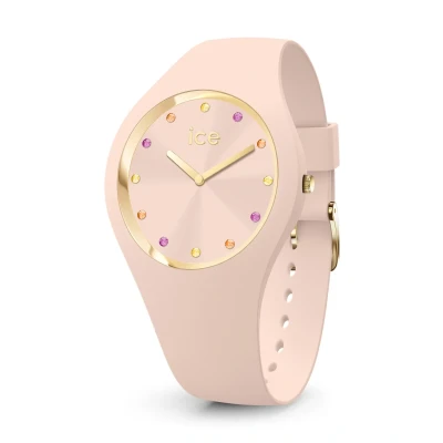 Abbildung von ICE watch Quarzuhr cosmos Small+ 2H (colour stones), Armbanduhr, Damenuhr, Silikonarmband, analog