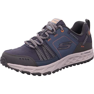 Abbildung von Skechers Herren Escape Plan Sneaker, Blue Navy Orange, 41.5 EU