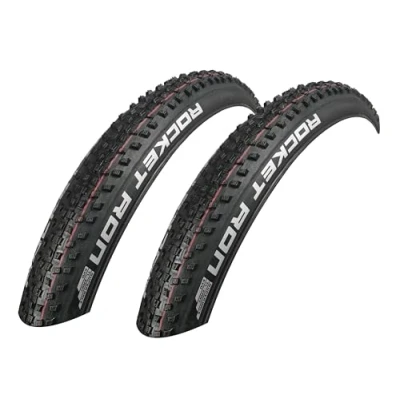 Abbildung von Schwalbe Unisex Erwachsene Reifen Rocket Ron HS438 SR, schwarz, 24 Zoll