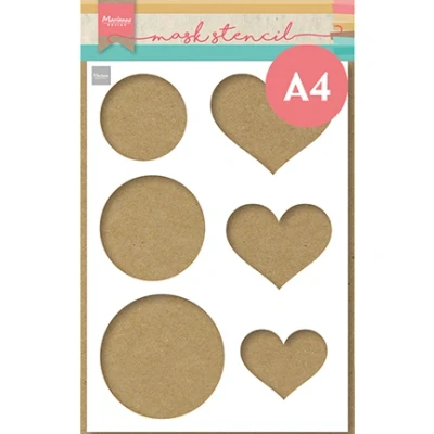Abbildung von Marianne Design Mask stencil Circles &amp; hearts