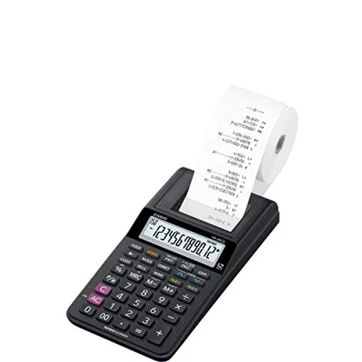 Abbildung von CASIO Taschenrechner HR 8RCE WE, mit Druckfunktion