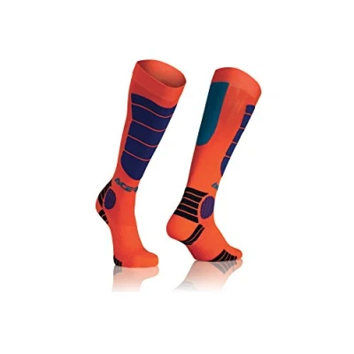Abbildung von Acerbis 0021633.243.069 MX Auswirkungen Socken, Blau/Orange