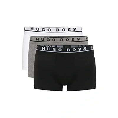 Abbildung von BOSS Hugo Herren Retroshorts Boxer 3P BM 10146061 07, 3er Pack, Einfarbig, Gr. Small, Mehrfarbig (Assorted Pre Pack 999)