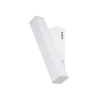 Abbildung von LEDVANCE ORBIS CYLINDRO SMART+ Wi Fi Leuchte, dimmbare LED Innenwandleuchte, 12W, Farbtemperatur 3000 6500K, 600 Lumen, weiß/gold, Zylinder mit asymmetrischen Anschnitten, 20x12cm