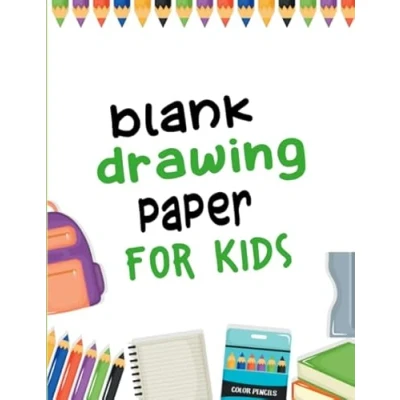Abbildung von Blank Drawing Paper for Kids: 150 Pages, Big Large Notebook Art Sketchbook Doodling, Sketching &amp;