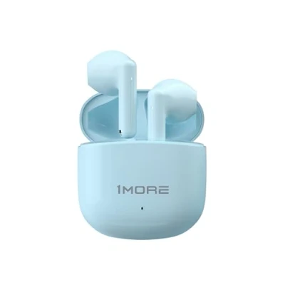 Abbildung von 1MORE Q10 Mini Kopfhörer Kabellos, In Ear Ohrhörer Bluetooth 5.3, Wireless Headphones mit 13mm Treiber, 26 Std. Spielzeit, IPX4 Wasserdicht, 2 Mikros KI, Touch Control, Tiefer Bass (Blau)