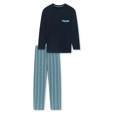 Abbildung von Schiesser Comfort SET Nachtwäsche Set, Herren, Größe: 54, Admiral