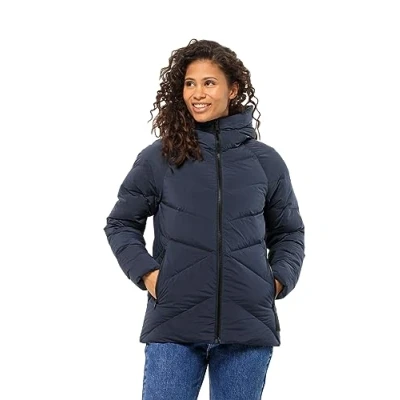 Abbildung von Jack Wolfskin Marienplatz Daunenjacke, Damen, Größe: Medium, Night blue