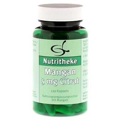 Abbildung von Mangan 5 mg Citrat Kapseln 120 St