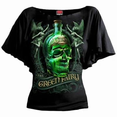 Abbildung von Spiral Damen F719 M T Shirt, Schwarz,
