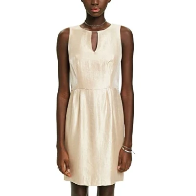 Abbildung von ESPRIT Damen 023EO1E335 Kleid, 295/CREAM BEIGE, 34