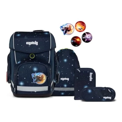 Abbildung von ergobag cubo Set ergonomischer Schulranzen Klassisch 5 teilig 1. Klasse Grundschule