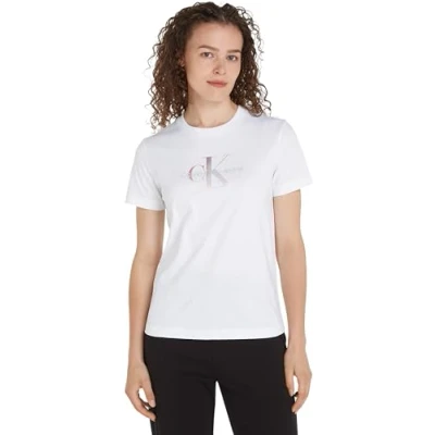 Abbildung von Calvin Klein Jeans Tshirt print, Damen, Größe: XL, White