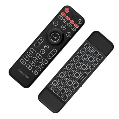 Abbildung von Orbsmart AM 1 Pro Wireless Tastatur (kabellose Airmouse mit deutscher &amp; Infrarot Anlern Funktion)