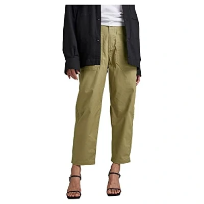 Abbildung von G Star 3D Fatigue Boyfriend Stoffhose, Damen, Größe: 29, Smoke olive