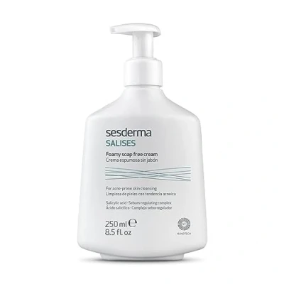 Abbildung von Sesderma Salises Schäumende Seifenfreie Creme zu Akne Neigende Haut Salicylsäure Mattieren Aktive Substanzen Reine Reinigung.