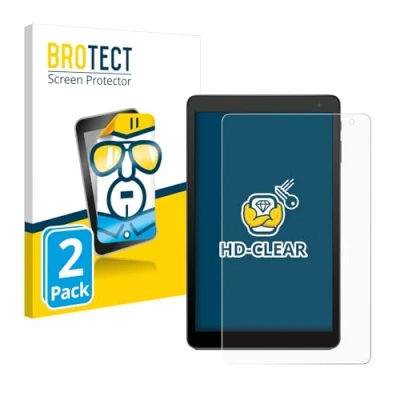 Abbildung von BROTECT (2 Stück Schutzfolie für Alcatel 1T 10&quot; 8082 Displayschutz Folie Ultra Klar