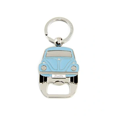 Abbildung von VW Collection by Brisa Volkswagen KÄFER MIT FLASCHENÖFFNER Schlüsselanhänger, Größe: One Size, Blau