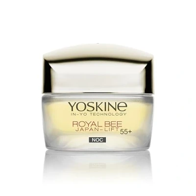 Abbildung von YOSKINE_Royal Bee Japan Lift 55+ Krem przeciwzmarszczkowy z peptydami na noc 50ml