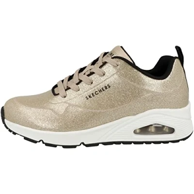Abbildung von Skechers Sport UNO Sneaker low, Damen, Größe: 42, Champagne gold glitter hot melt Schuhe