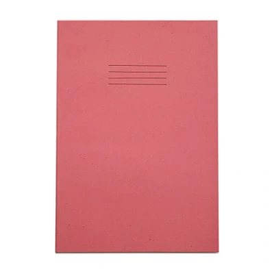 Abbildung von RHINO F8M 64 Blatt Schulheft, A4, Pink, 10 Stück