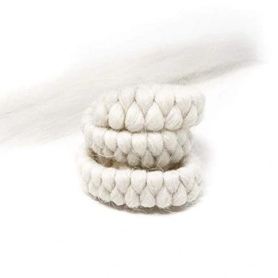 Abbildung von Mehron Make up Crepe Hair 30 cm Braid (White)