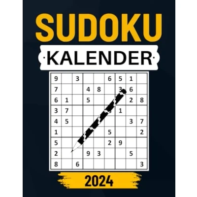 Abbildung von Sudoku Kalender 2024: Rätsel Von Leicht bis Sehr schwer mit Lösungen Rätselbuch Geschenk für Erwachsene &amp; Senioren