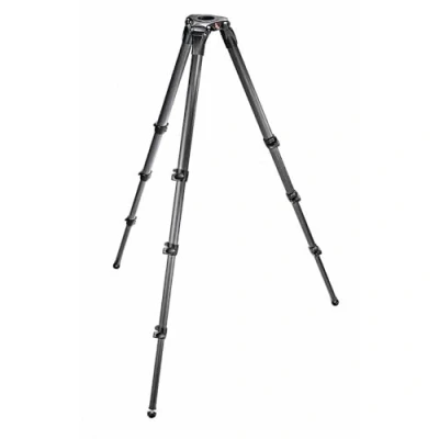 Abbildung von Manfrotto MPRO Carbon Videostativ, Kamerastativ für DSLR, Video und Spiegellose Kameras, Fotografie Zubehör Content Erstellung, Vlogging, Streaming