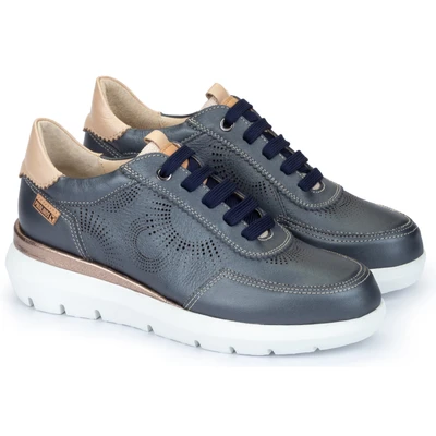 Abbildung von PIKOLINOS Keilsneaker, Freizeitschuh, Halbschuh, Schnürschuh mit angedeutetem Lochmuster