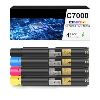 Abbildung von CAIDI C7000 Tonerkartusche, kompatibel mit Xerox Versalink C7000V C7000N C7000DN 106R03757 106R03758 106R03759 106R03760 (4PK)