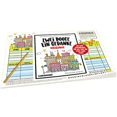 Abbildung von Kylskåpspoesi Zwei Doofe ein Gedanke (Spielblock)