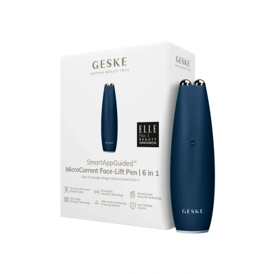 Abbildung von Geske SMARTAPPGUIDED Microcurrent Facelift PEN 6 IN 1 Gesichtspflege Zubehör, Größe: One Size, Midnight