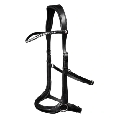 Abbildung von Waldhausen Trense X Line Gebißless Sensation Pony Schwarz