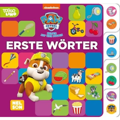 Abbildung von PAW Patrol Lernbuch: Erste Wörter: Pappbilderbuch Mit buntem Register für Kinder ab 3 Jahren
