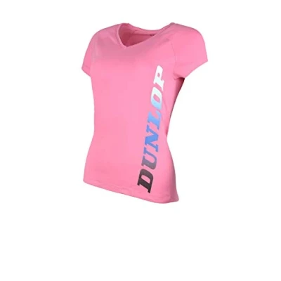 Abbildung von Dunlop Damen Sport Tennis T Shirt Essentials Line, Tee, Carmine Rose
