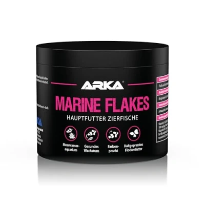 Abbildung von Microbe Lift Marine Flakes 500 ml Qualitäts Flockenfutter für Meerwasserfische, fördert Farbenpracht und Wachstum, kaltgepresst, unterstützt die Fischgesundheit