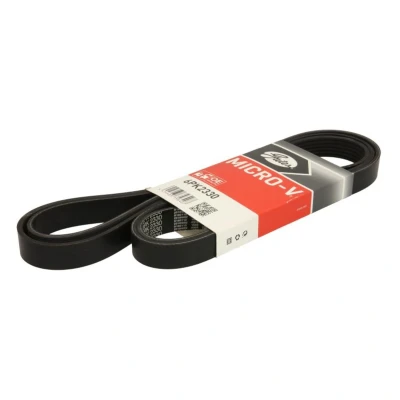 Abbildung von GATES Micro V 6PK2330 Keilrippenriemen 2330 6 Polyester, EPDM (Ethylen Propylen Dien Kautschuk) AUDI: Q7, Q5, A4 B8 Avant